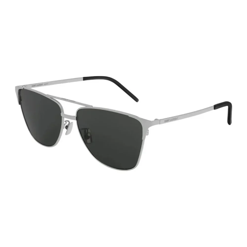 NWT SAINT LAURENT SUNGLASSES SILVER